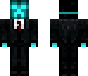 tron creeper in a suit