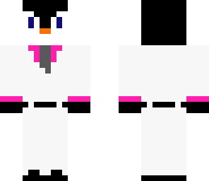 penguin in white suit