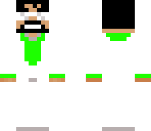 derp ssundee in a white and green suit