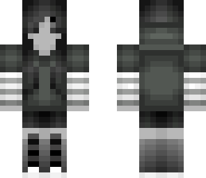 black and white