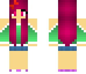 pink hair girl