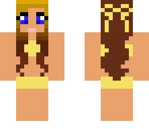 yellow swim suit