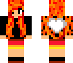 firey hoodie girl