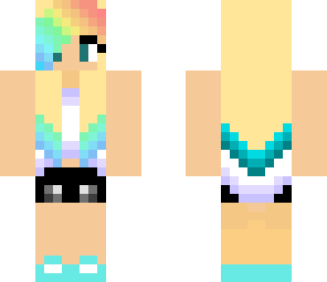 cute rainbow girl
