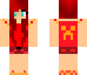 red creeper girl