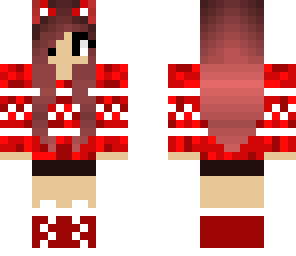 red cat girl edit of edit of edit