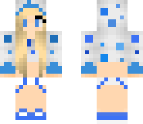 blue apple cake girl