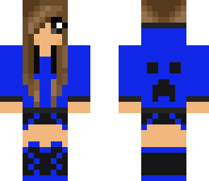 blue creeper girl