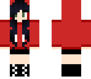 red hoodie