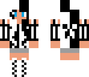 reversed black and white skin