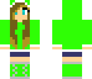 electric green girl