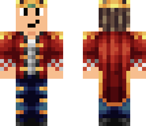 king luffy mc skin