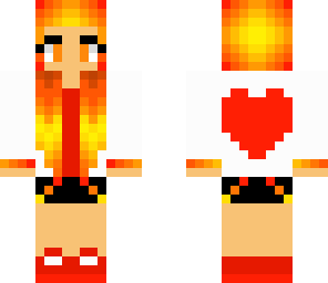 flame girl