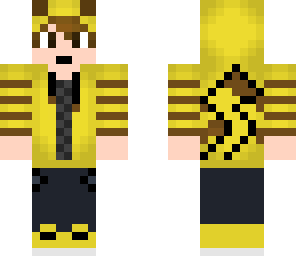 boy in a pikachu hoodie