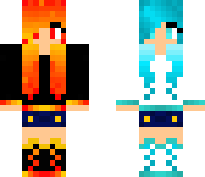 fire ice with headphones
