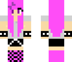 pink haired girl