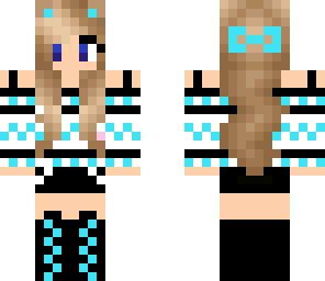 cute blue girl