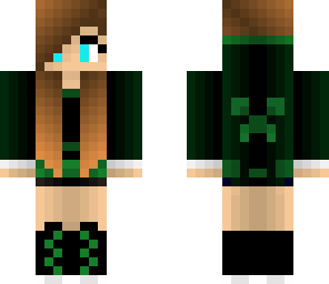 green summer girl