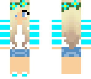 pretty blue girl