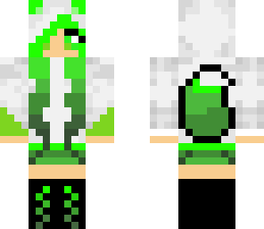 green wolf girl