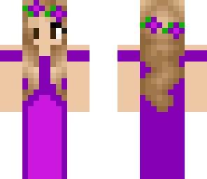 purple dress