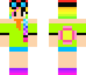 rainbow summer girl