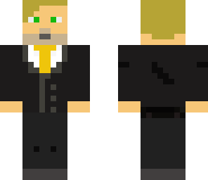 suit gold tie