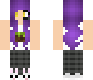 cute gamer girl purple