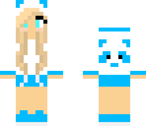 blue panda