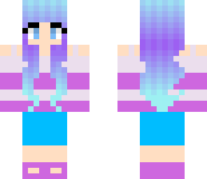 pretty purple girl