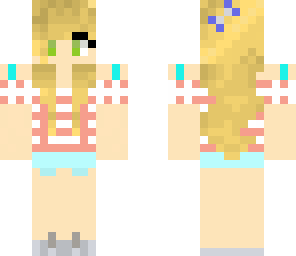 cute casual girl skin