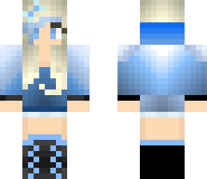 blue girl edit