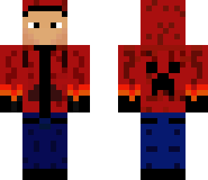 red hoodie