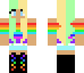 rainbow girl