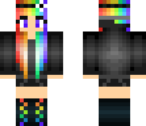 edit of rainbow girl