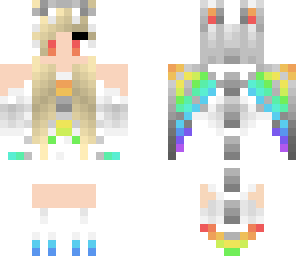 rainbow dragon girl