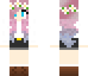 pink hair girl