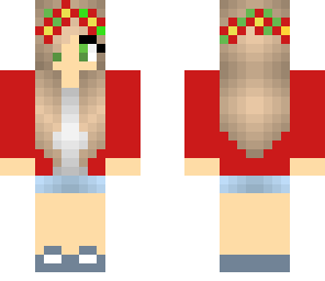 red cardy gal