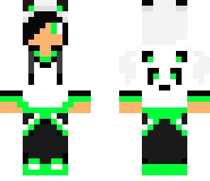 green panda boy