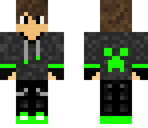 cool green hoodie guy