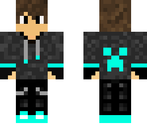 cool blue hoodie guy