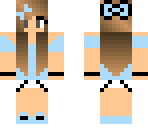 blue cool girl