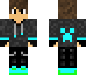 cool blue hoodie guy