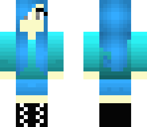 blue girl