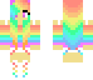 edited rainbow girl