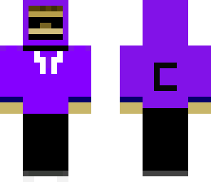 chimp in purple hoodie