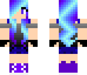 blue and purple hottie