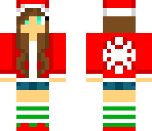 girl christmas skin