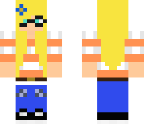 blonde nerd girl