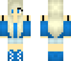 blue girl